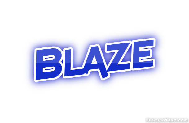 Blaze Logo - United States of America Logo. Free Logo Design Tool from Flaming Text