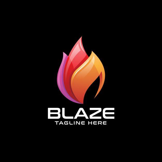 Blaze Logo - Colorful blaze fire logo Vector | Premium Download