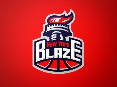 Blaze Logo - New York Blaze | Icons, Typography, & Identity | Sports logo, Logos ...