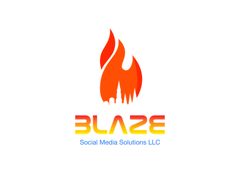 Blaze Logo - Modern, Masculine, Business Consultant Logo Design for BLAZE social