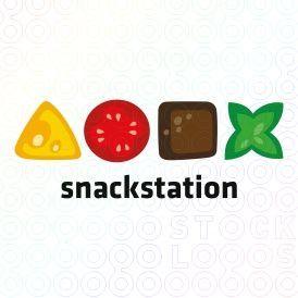 Appetizers Logo - snack station logo | logo design | Logos, Logos design, Logo inspiration