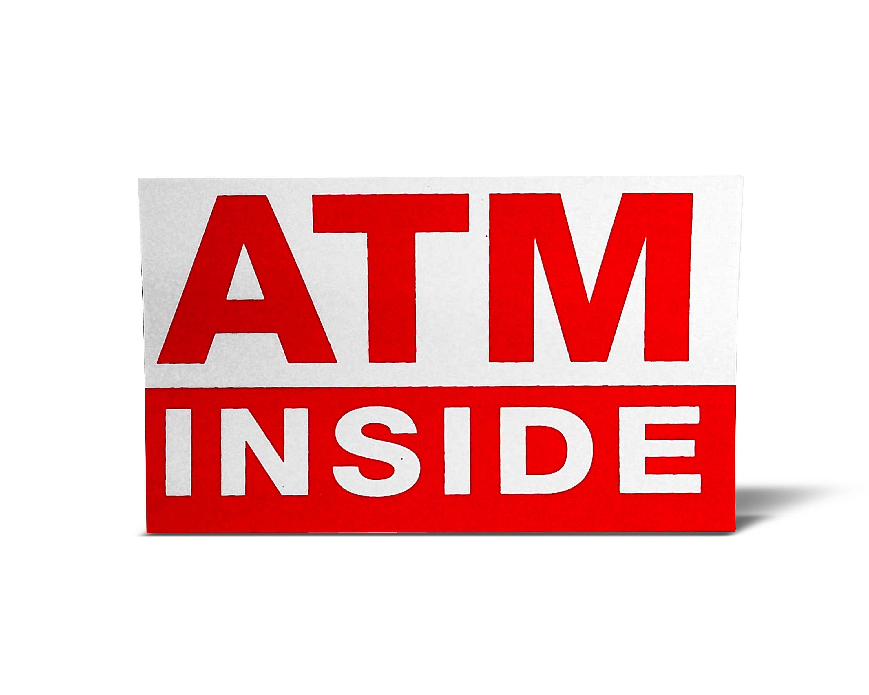 ATM Logo - ATM Decals For Automated Teller Machines
