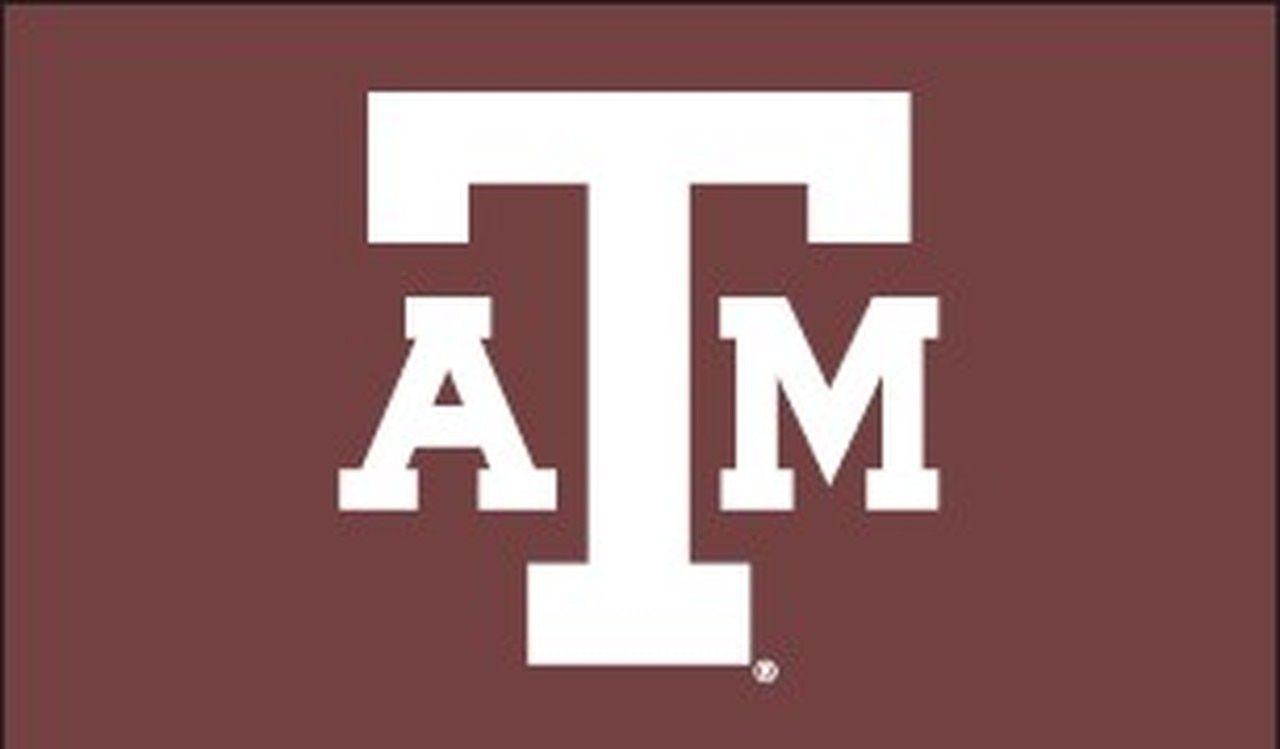 ATM Logo - Texas A&M 3x5 ATM Logo Applique Flag
