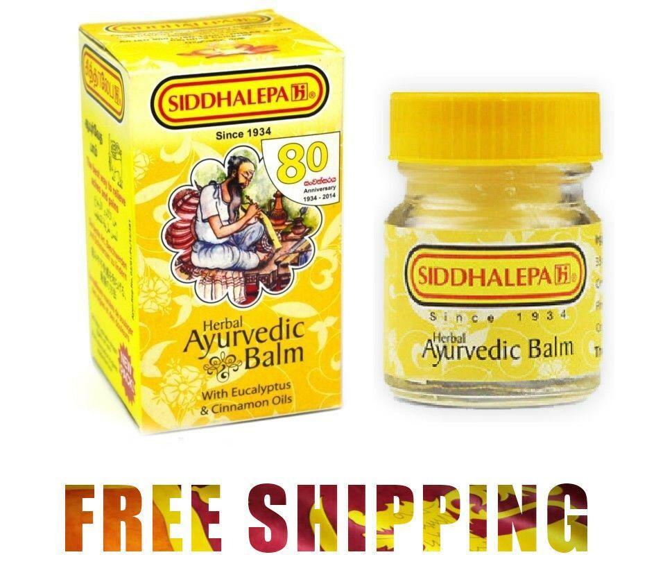 Siddhalepa Logo - NEW Ayurvedic Herbal Balm Pain Cold Flu Headaches Joint Sprain ...