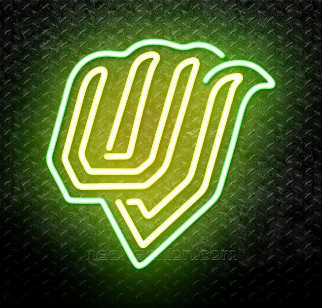 Wolverines Logo - NCAA Utah Valley Wolverines Logo Neon Sign