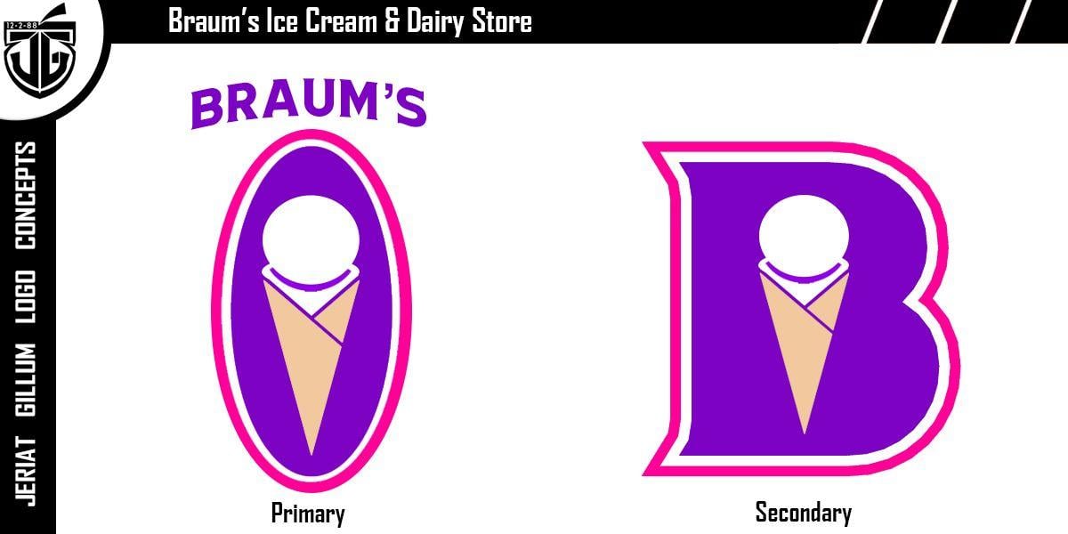 Bramus Logo - Company Rebrands: Braum's Design Creamer's Sports