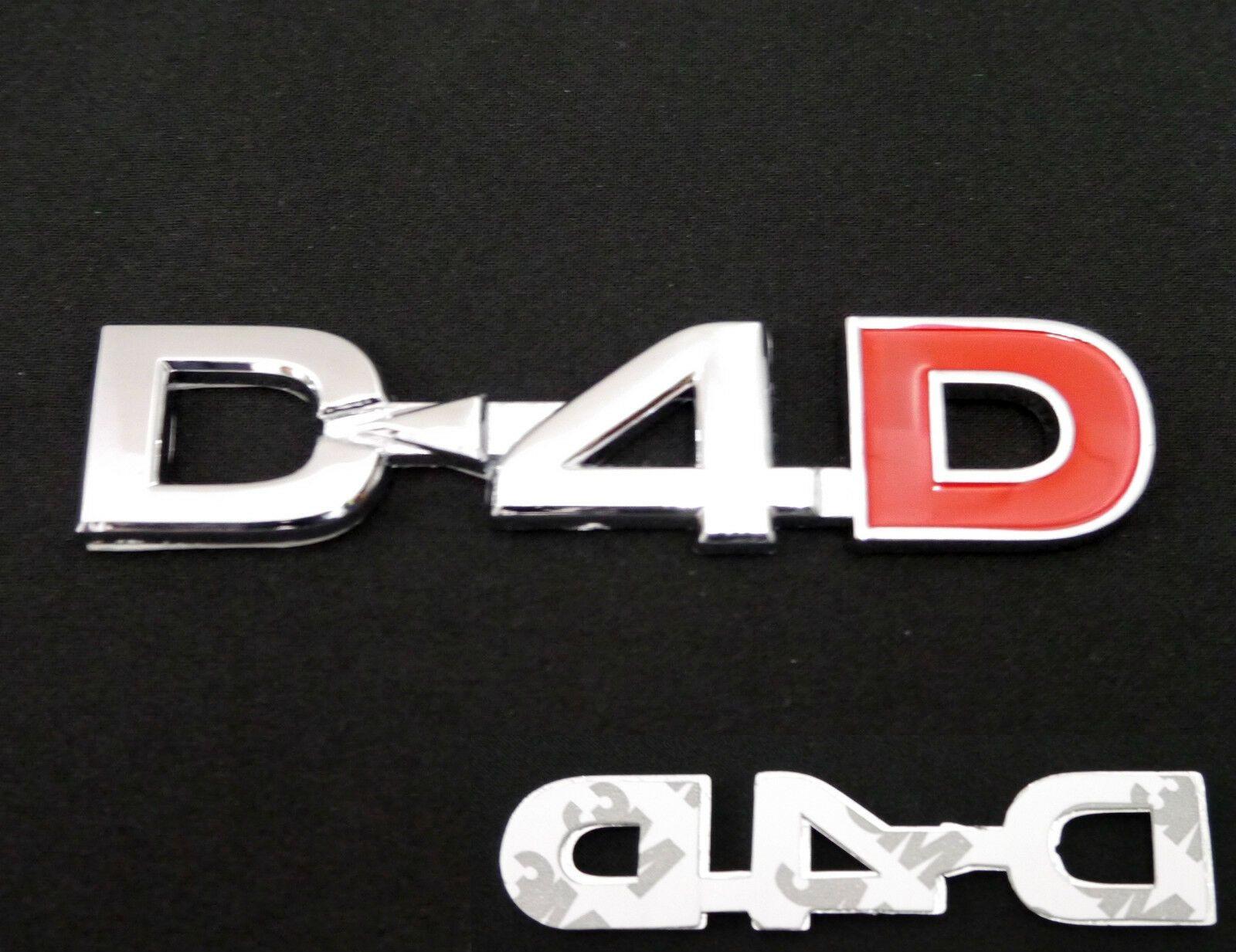 D4D Logo - Details about D4D Badge Emblem Decals Logo Chrome For Toyota Hilux Vigo Sr5  Mk6 Mk7 Hiace 05+