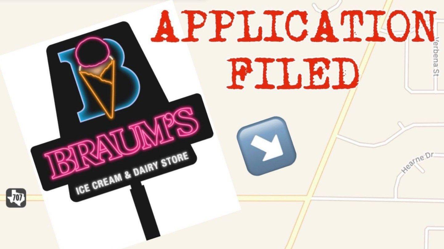 Bramus Logo - Braum's Ice Cream files application with City of Abilene