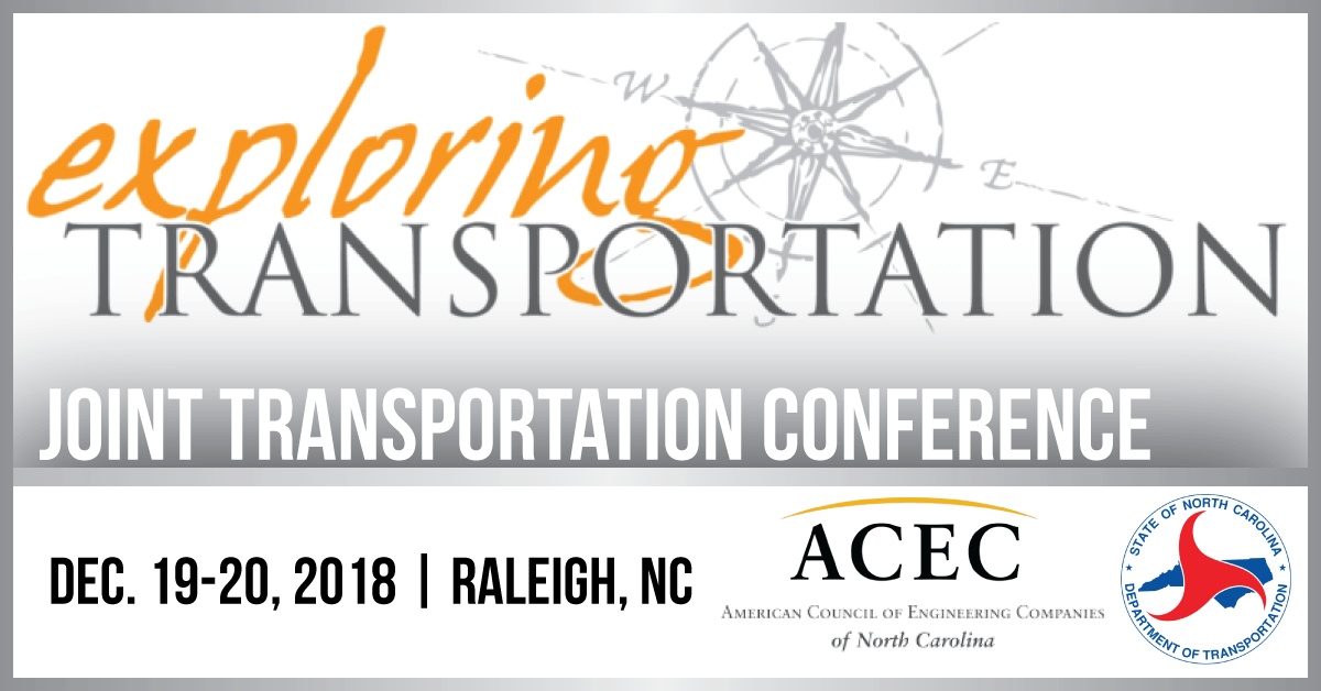 NCDOT Logo - ACEC NC NCDOT Joint Transportation Conference. The GEL Group