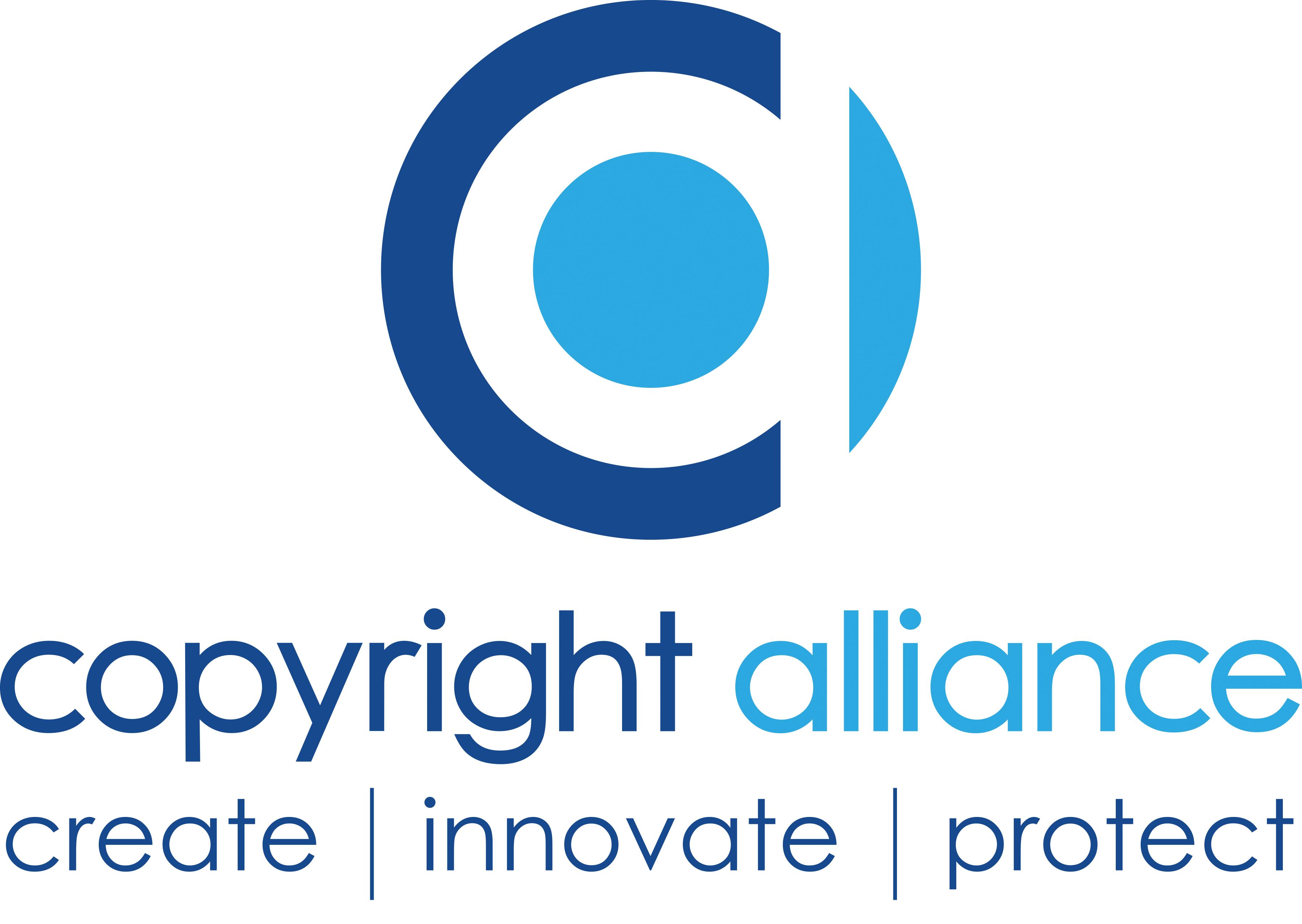 Alliance Logo - Copyright Alliance. The unified voice of the copyright community