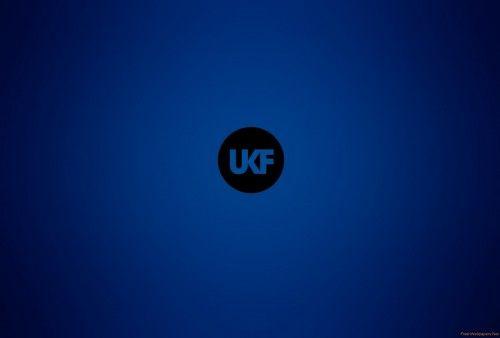 UKF Logo - UKF Music Logo On Blue Background wallpapers | Freshwallpapers