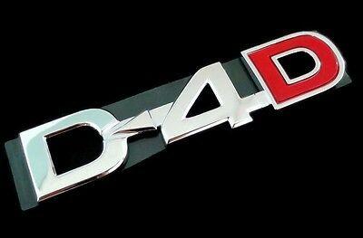 D4D Logo - D4D BADGE GENUINE Emblem Decals Logo Chrome Toyota Hilux Vigo Sr5 Mk6 Mk7  Hiace