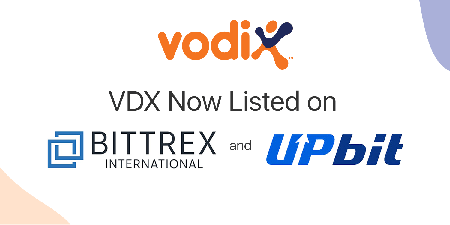 VDX Logo - VDX Now Listed | Bittrex International & UPbit - Vodi X - Medium