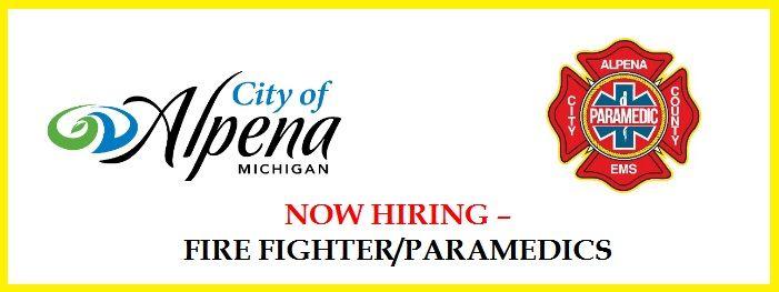 Alpena Logo - FIREFIGHTER / PARAMEDIC – City of Alpena (MI) « FireCareers.com – FCBlog