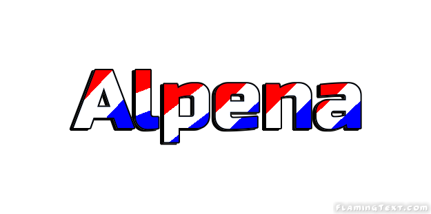 Alpena Logo - United States of America Logo | Free Logo Design Tool from Flaming Text