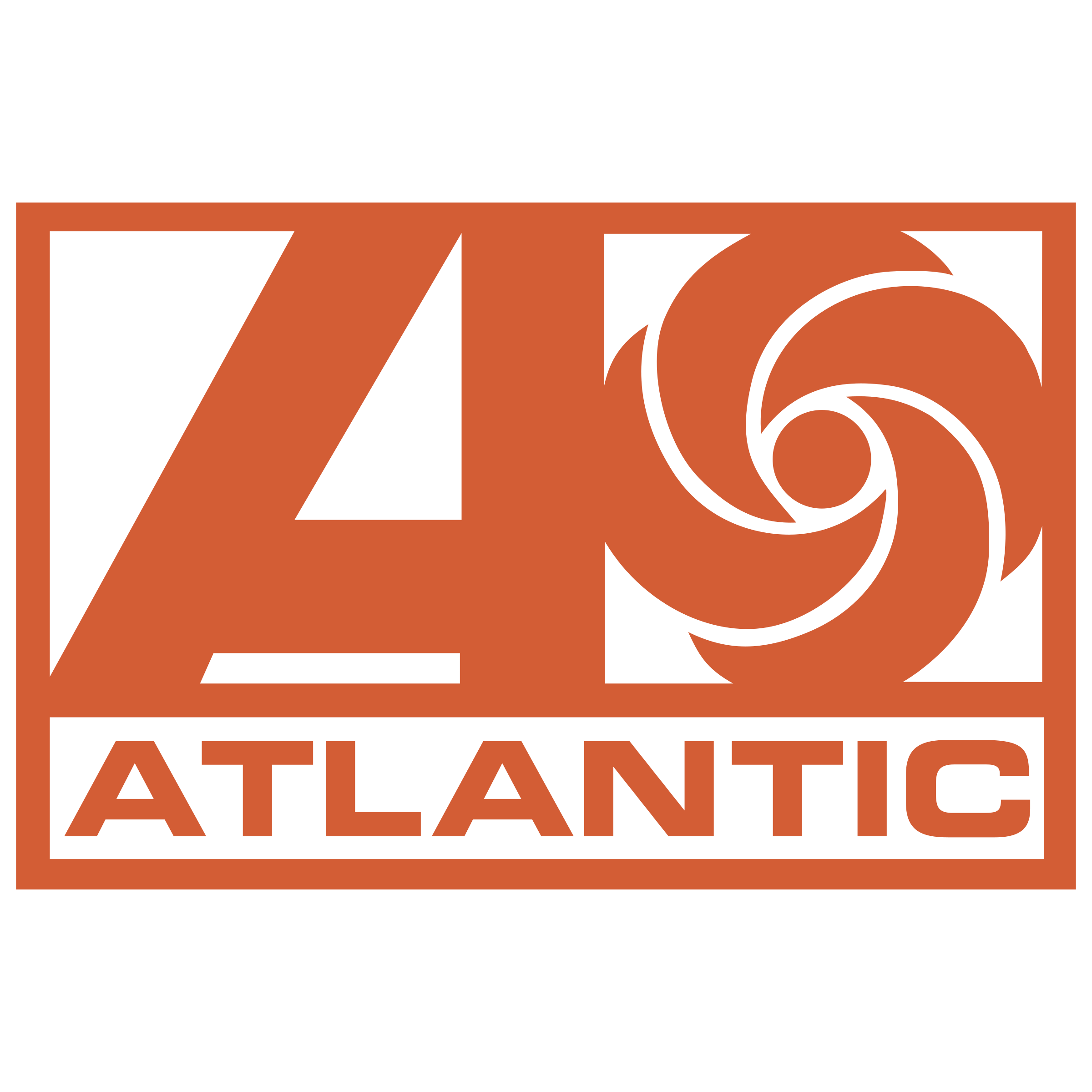Atlantic Logo - Atlantic Records Logo PNG Transparent & SVG Vector - Freebie Supply