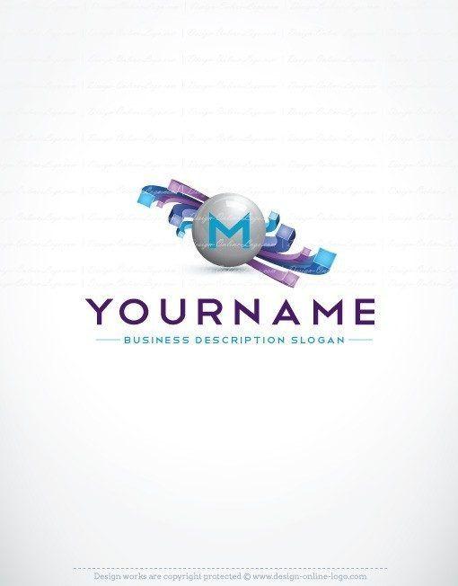 Card Logo - Exclusive Design: 3D Online Alphabet Logo + FREE Business Card