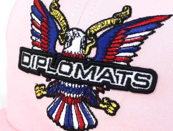 Dipset Logo - DIPSET x NEW ERA Diplomats 59Fifty New Era Fitted Hat Pink Gray