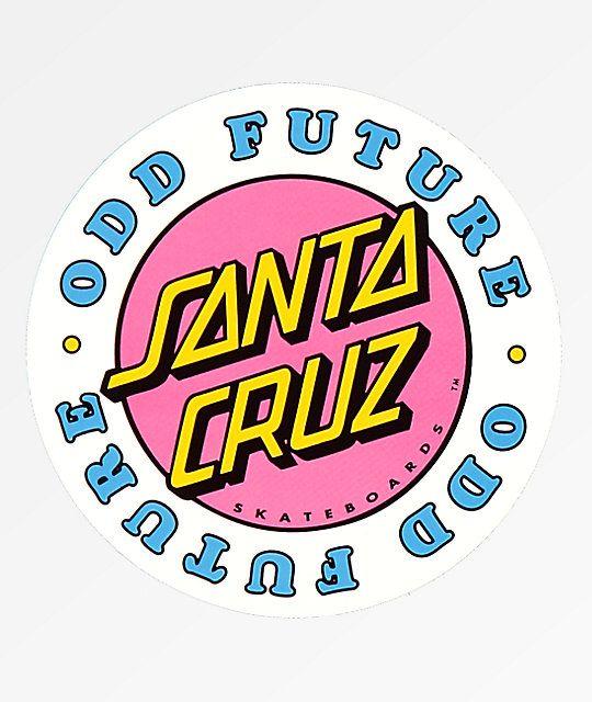 Santa Cruz Circle Logo - Odd Future x Santa Cruz Sticker | Zumiez