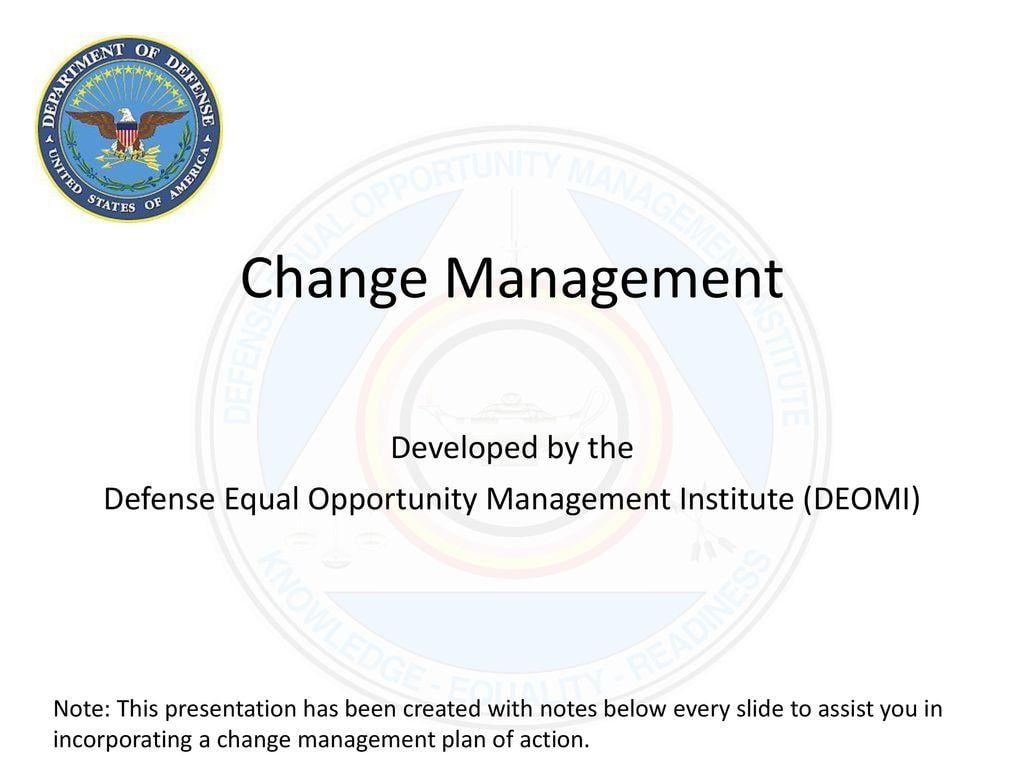 DEOMI Logo - Defense Equal Opportunity Management Institute (DEOMI) - ppt download