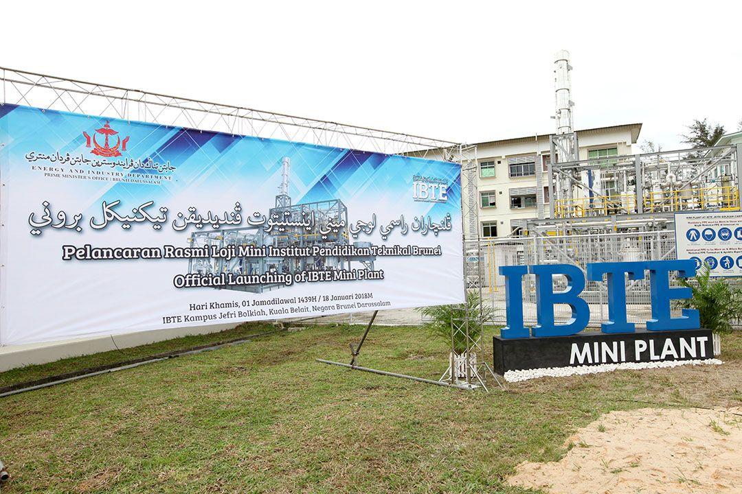 Ibte Logo - IBTE Mini Plant Opening | Brunei LNG Sendirian Berhad