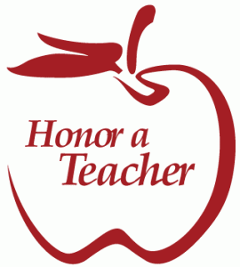 Teacher Logo - Honor a Teacher To School Teachers Store