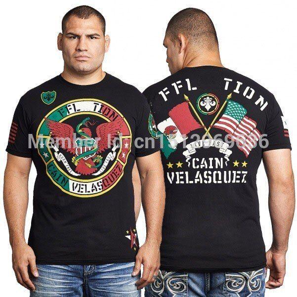 Velasquez Logo - US $28.8 |2015 free shipping Cain Velasquez 180 Men Designer fight Shirt  Sport Men's Clothing Short Sleeve mma T shirts-in T-Shirts from Men's ...