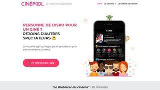 Cinepool Logo - French Startup CINEPOOL The new app that brings viewers together to ...