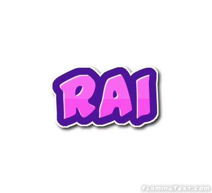 Rai Logo - Rai Logo | Free Name Design Tool from Flaming Text