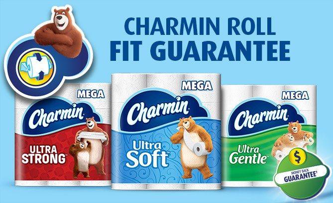 Charmin Logo - Toilet Paper Roll Fit Guarantee