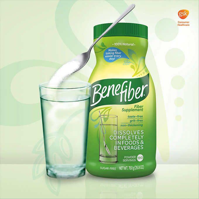 Benefiber Logo - Benefiber Prebiotic Fiber Supplement, 190 Servings