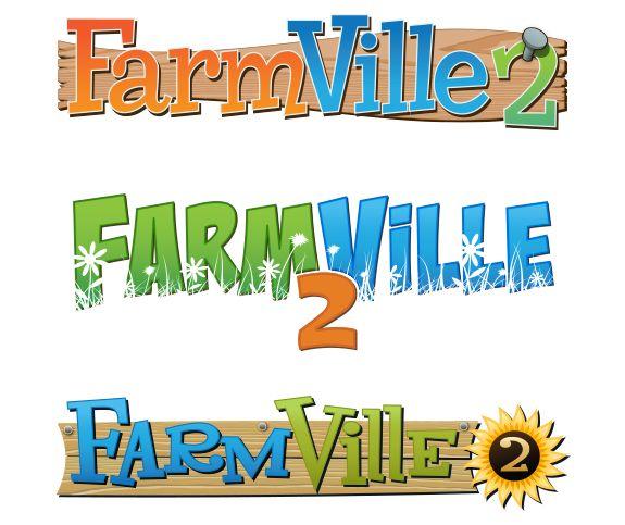 FarmVille Logo - Farmville 2 Logo - Zynga