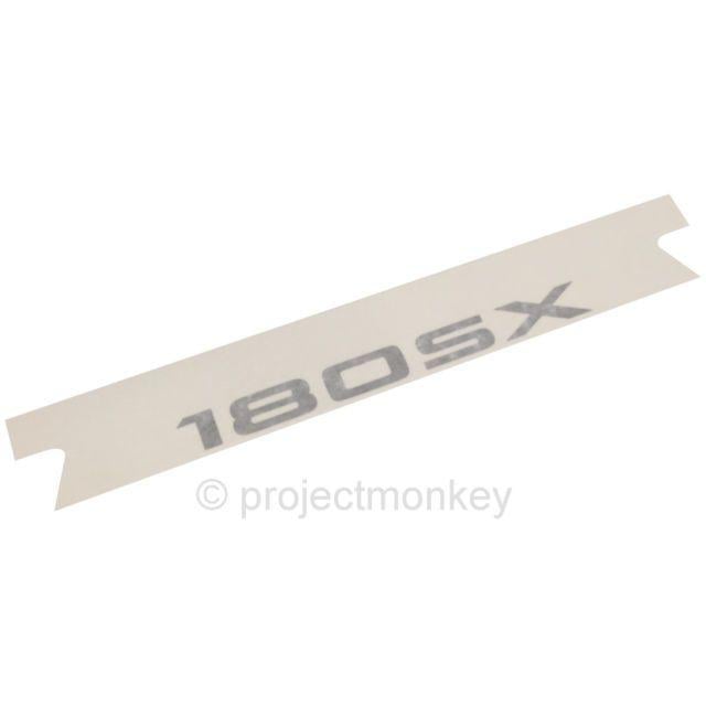 180SX Logo - OEM Rear Garnish Sticker Emblem 180sx Rps13