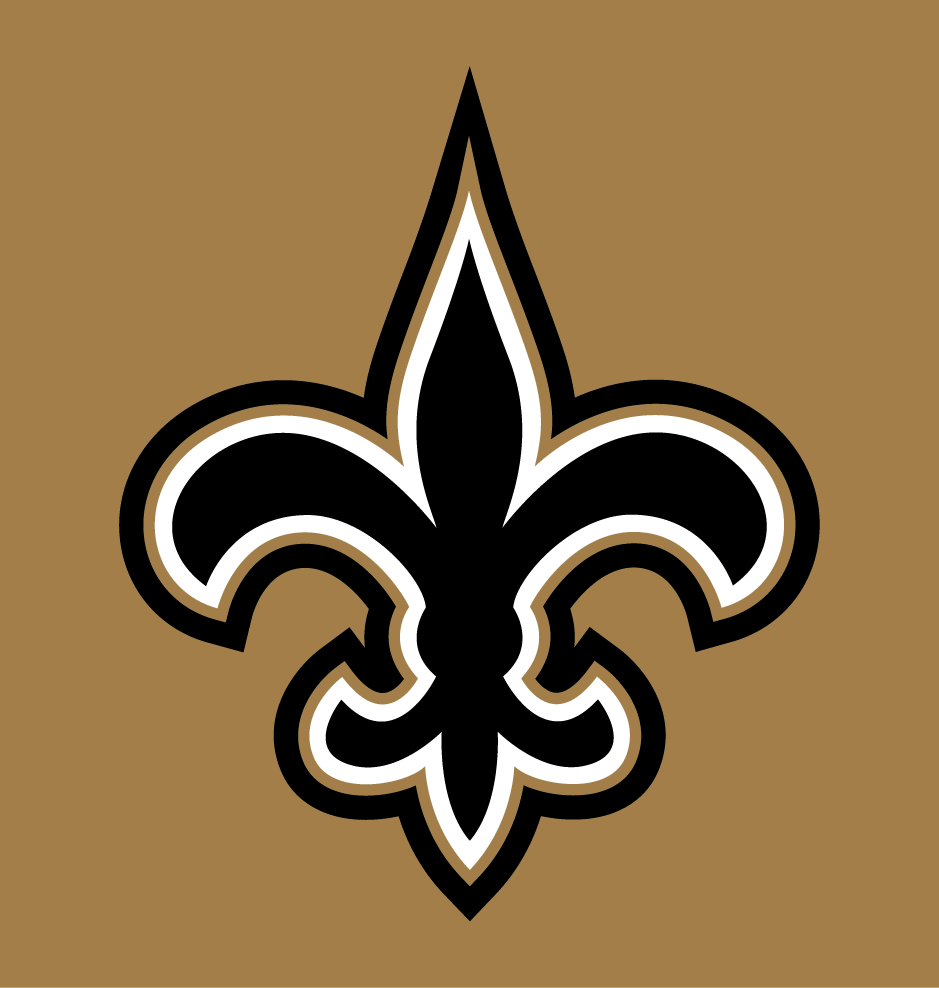 Orleans Logo - New Orleans Saints Alt on Dark Logo - National Football League (NFL ...