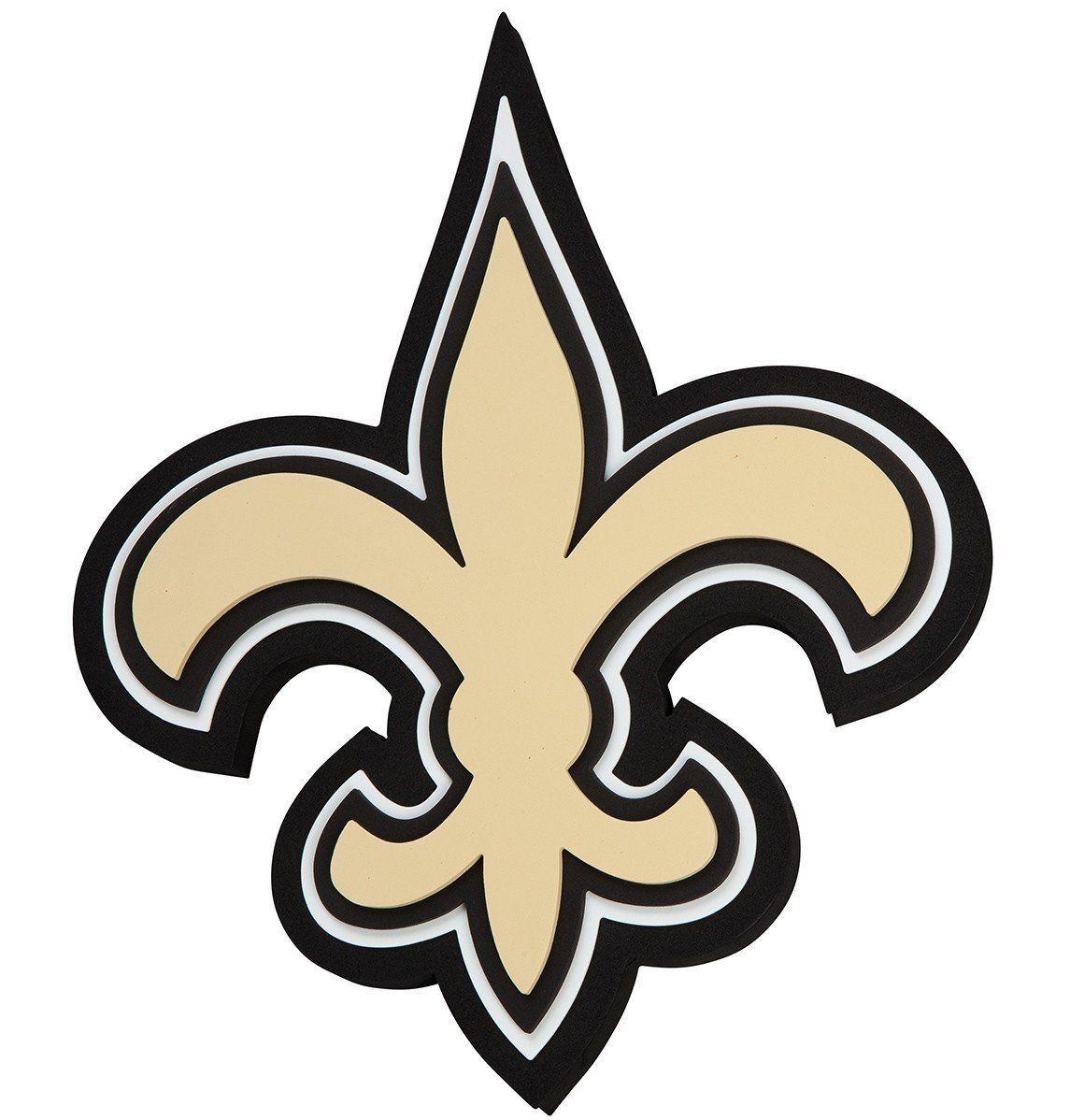 Orleans Logo - 3D Foam Logo Orleans Saints