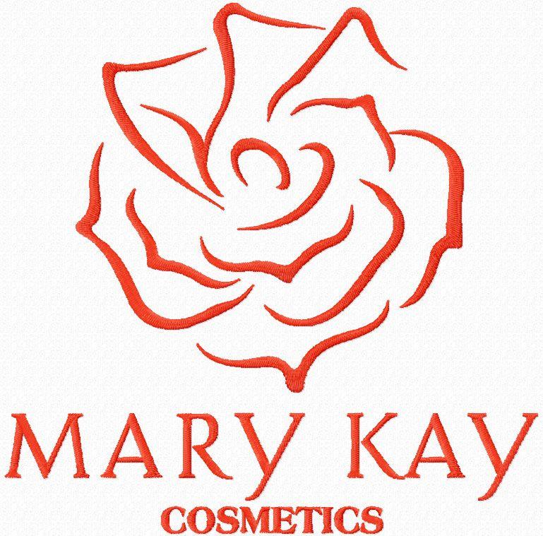 Maryk Logo - Mary Kay cosmetics logo embroidery design