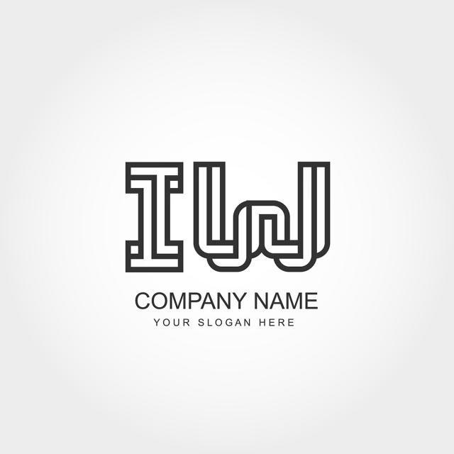 Iw Logo - Initial Letter IW Logo Design Template for Free Download on Pngtree