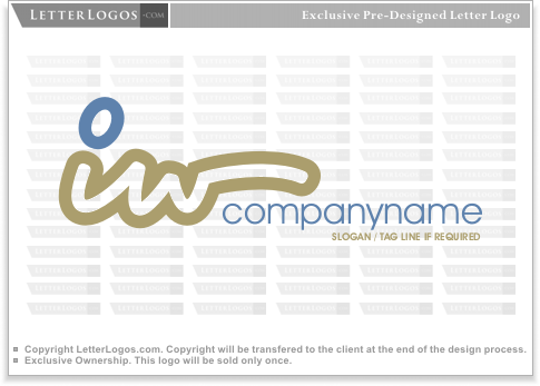 Iw Logo - LetterLogos.com IW Logo ( I Logo 4 )