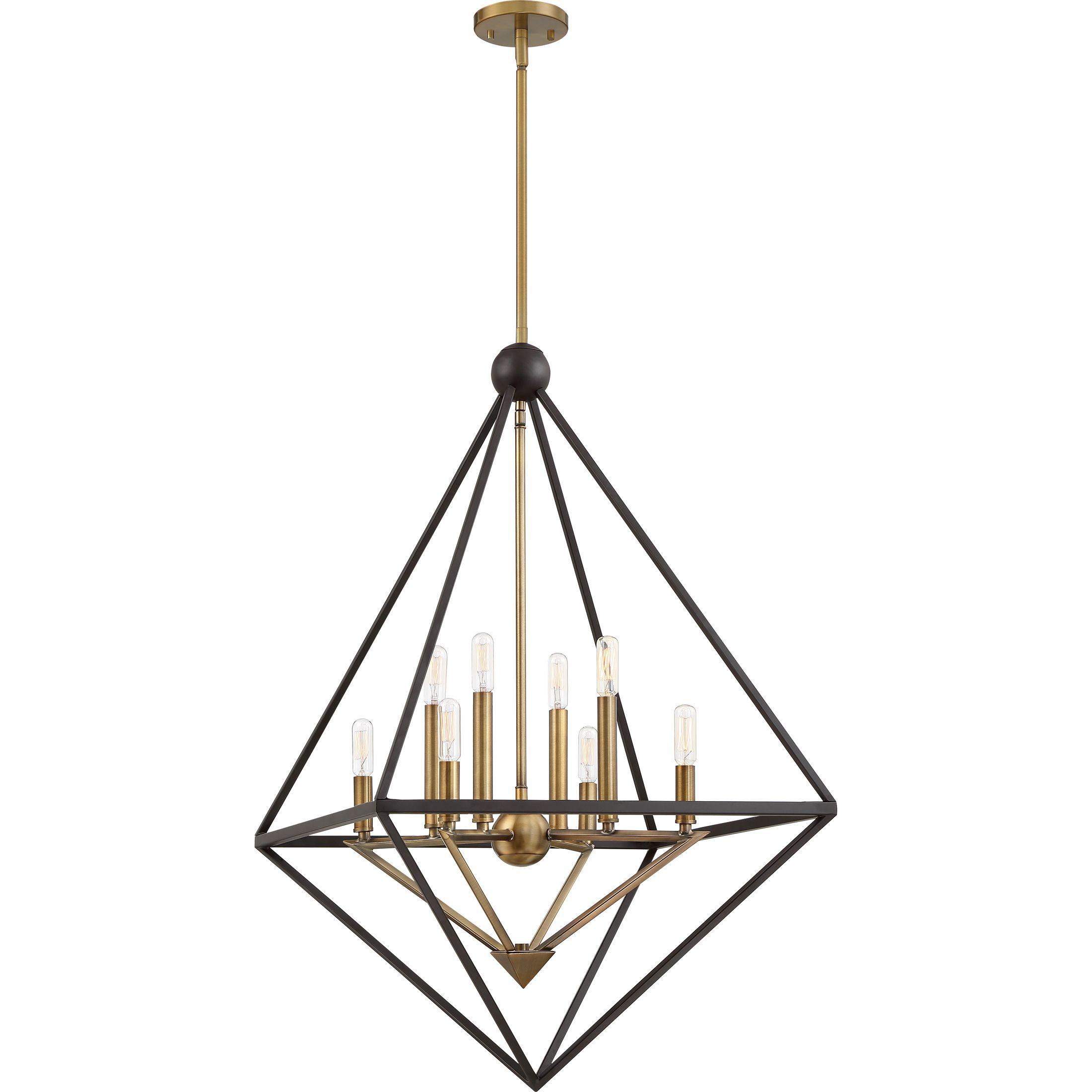 Quoizel Logo - Quoizel|LVR5208WT|Foyer 8 light western bronze