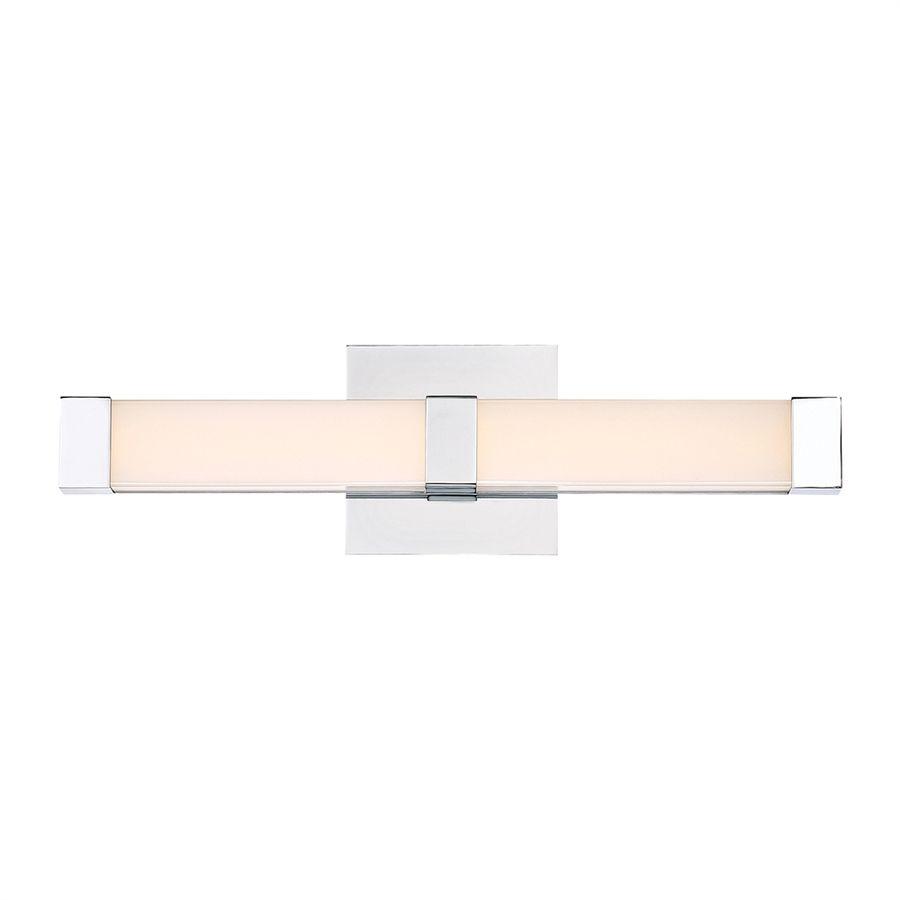 Quoizel Logo - Quoizel Emblem 1-Light 5-in Polished Chrome Rectangle LED Vanity ...