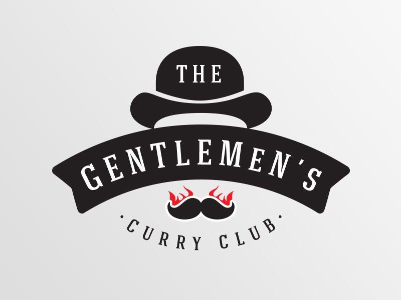 Club Logo - The Gentlemen's Curry Club logo - Deon Design