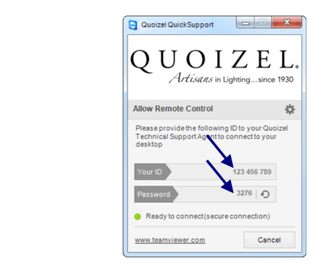 Quoizel Logo - Web Technical Support