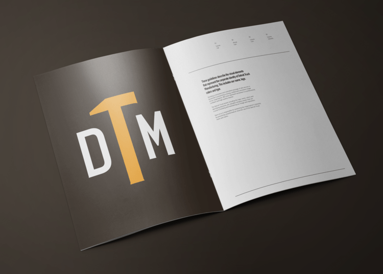 DTM Logo - Detroit Truck Brand Development — Wit & Craft | Branding & Design Studio