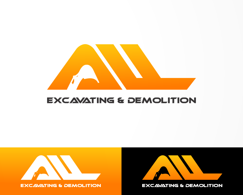 Demolition Logo - Logo Design Contest for ALL Excavating & Demolition | Hatchwise