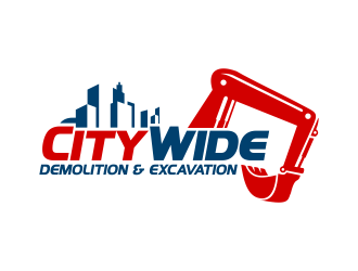 Demolition Logo - City Wide Demolition & Excavation logo design - 48HoursLogo.com