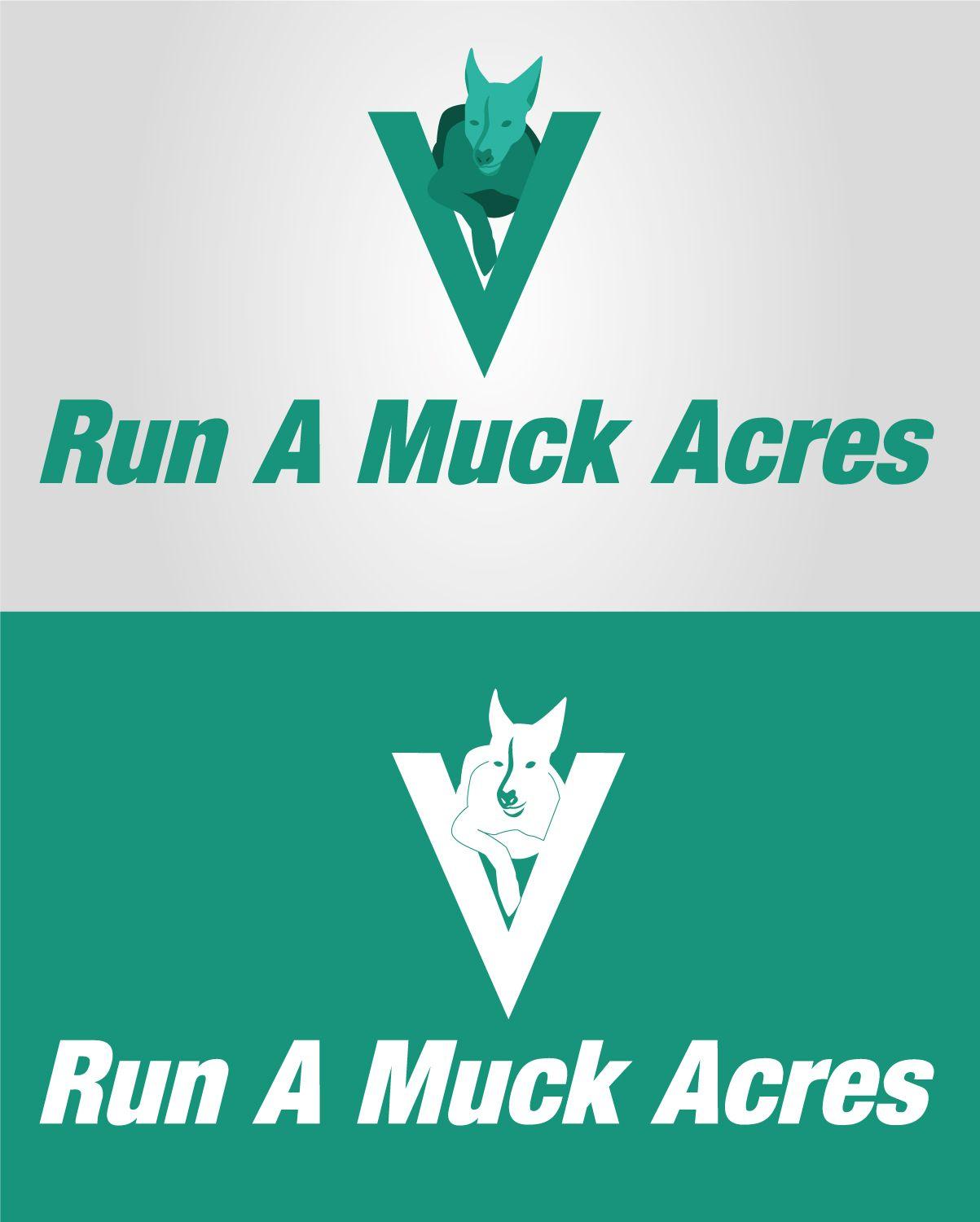 Muck Logo - Modern, Elegant, Dog Training Logo Design for Run A Muck Acres by ...