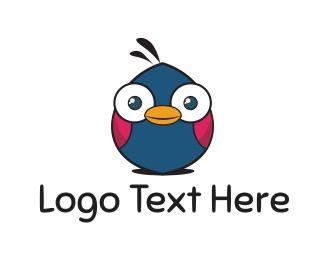 Pictorial Logo - Cute Bird Logo