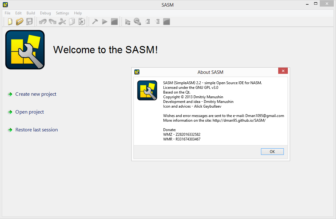 Masm Logo - SASM - Simple crossplatform IDE for NASM, MASM, GAS, FASM assembly ...