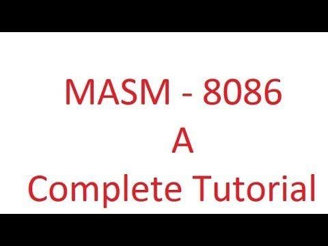 Masm Logo - MASM for 8086