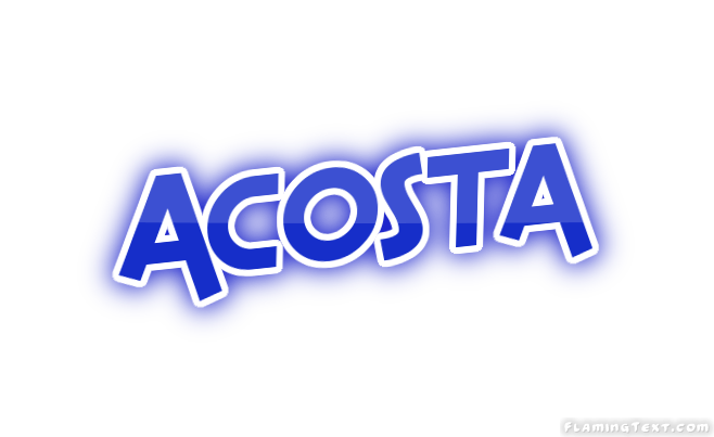 Acosta Logo - Costa Rica Logo | Free Logo Design Tool from Flaming Text